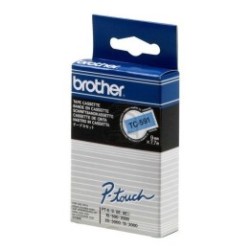 Ruban matriciel Brother 9mm noir / Bleu