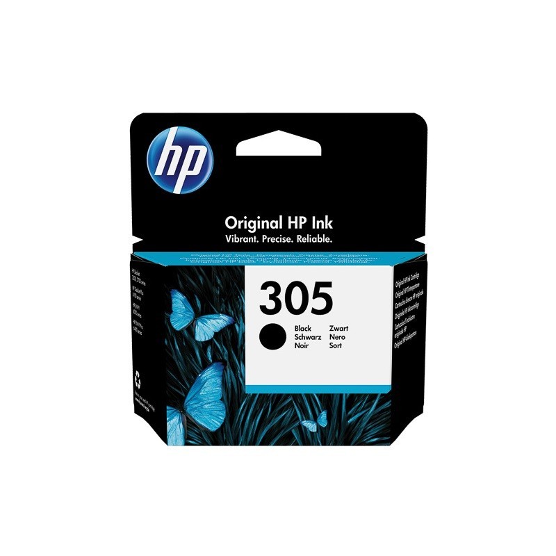 Cartouche Jet d'encre HP N°305 Noir (120 pages)