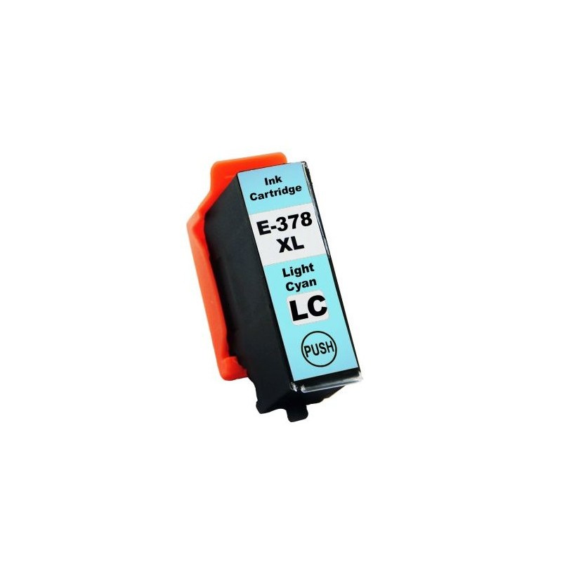 Cartouche  Cyan Clair XL générique pour Epson Expression Premium XP8500- XP8505 ... - (n°378XL - Ecureuil) 