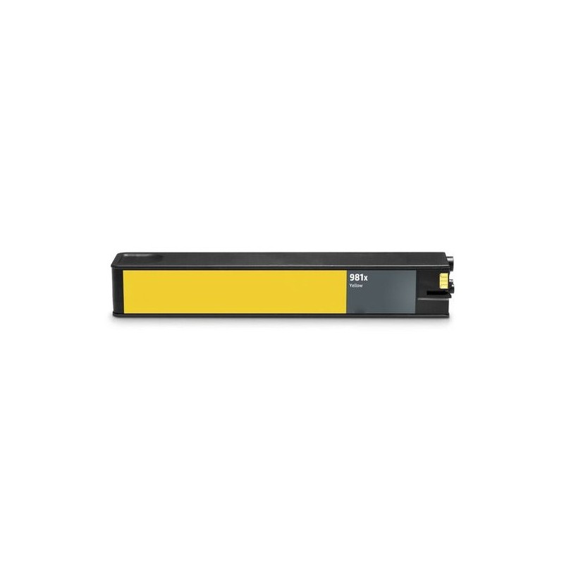 Cartouche jet d'encre générique Jaune Haute Capacité pour HP PageWide Enterprise 556 dn / xh ... (N°981X)