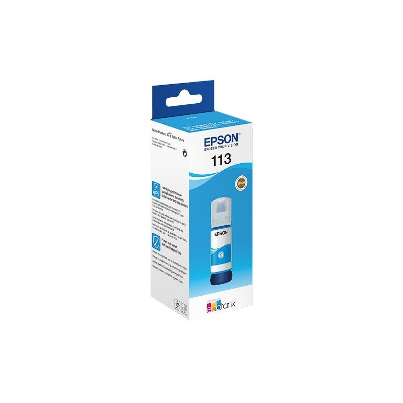 Cartouche Cyan Epson pour ET EcoTank 5800 (113)