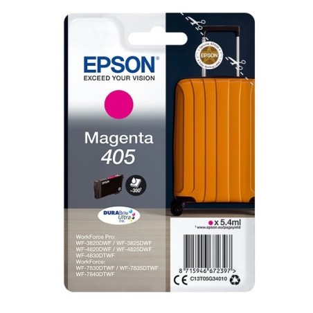 Cartouche d'encre Magenta Epson pour WorkForce Pro WF-3820dwf, ... (405)