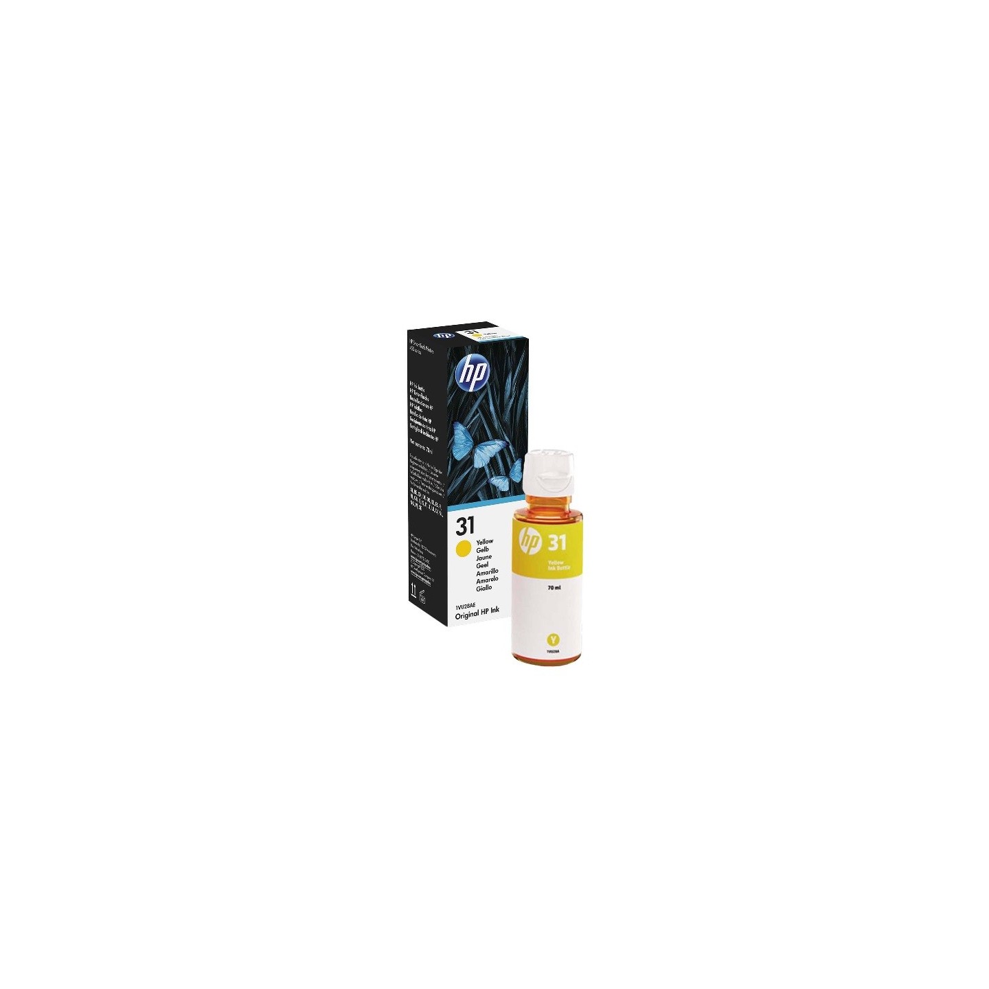 Bouteille d'encre Jaune HP pour Smart TANK 555, ... (N°31)