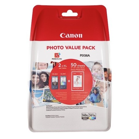 pack-de-2-cartouches-d-encre-noir-et-couleur-haute-capacite-pg-560xl-cl-561xl-et-papier-photo-canon-pour-pixma-ts5350-