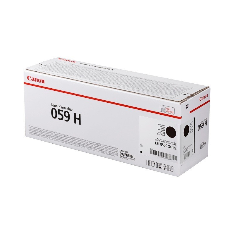 Cartouche Toner Noir Haute Capacité CANON pour I SENSYS LBP852Cx (N°059H) 