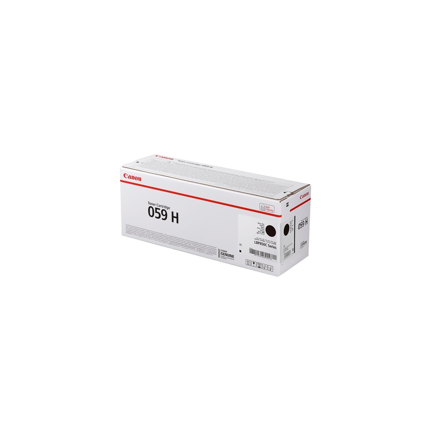 Cartouche Toner Noir Haute Capacité CANON pour I SENSYS LBP852Cx (N°059H) 