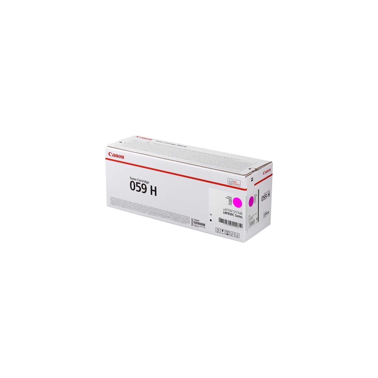 Cartouche Toner Magenta Haute Capacité CANON pour I SENSYS LBP852Cx (N°059H) 
