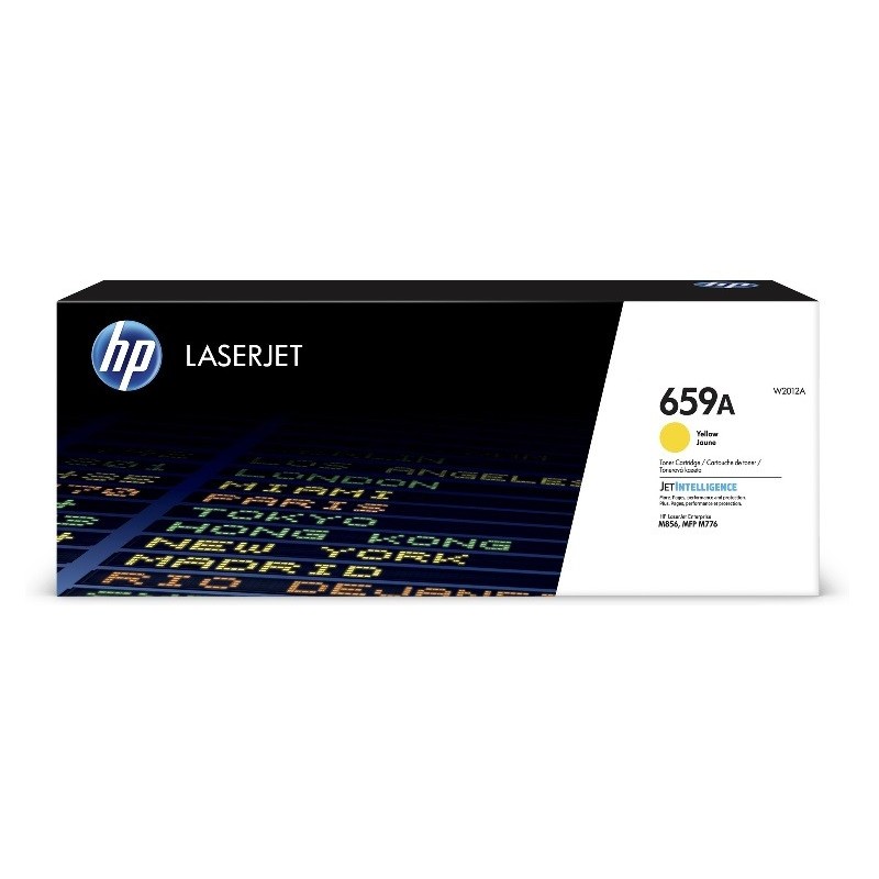 Toner Jaune HP pour Color Laserjet enterprise M856dn, M776dn... (659A)