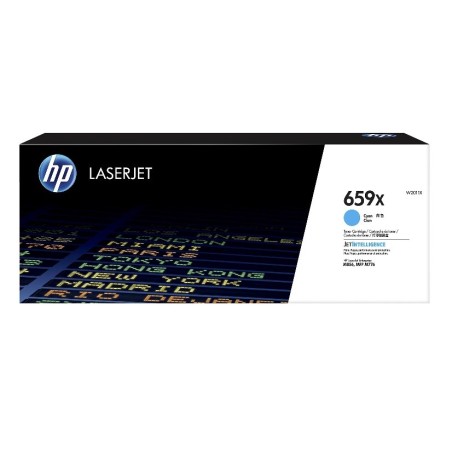 Toner Cyan Haute capacité HP pour Color Laserjet enterprise M856dn, M776dn... (659X)