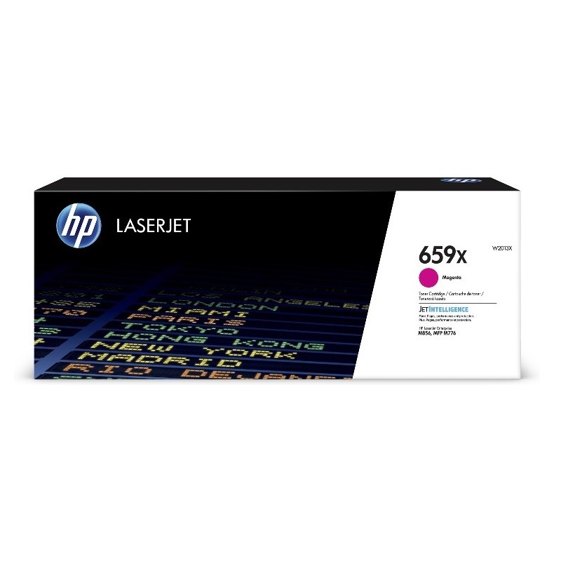 Toner Magenta Haute capacité HP pour Color Laserjet enterprise M856dn, M776dn... (659X)
