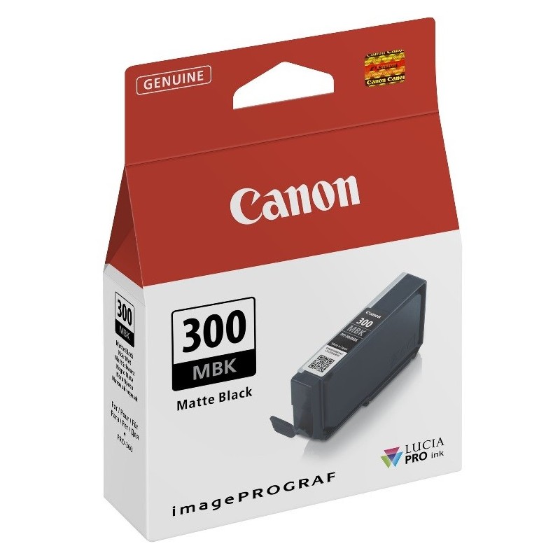 Cartouche Jet d'encre Noir Mat CANON pour Imprimante imagePROGRAF PRO-300 (PFI300MBK)