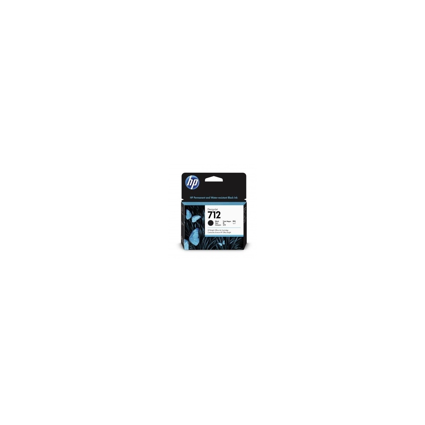 Cartouche noir Haute capacité HP pour Designjet T230, T250,T630, T650 ... (HP712)