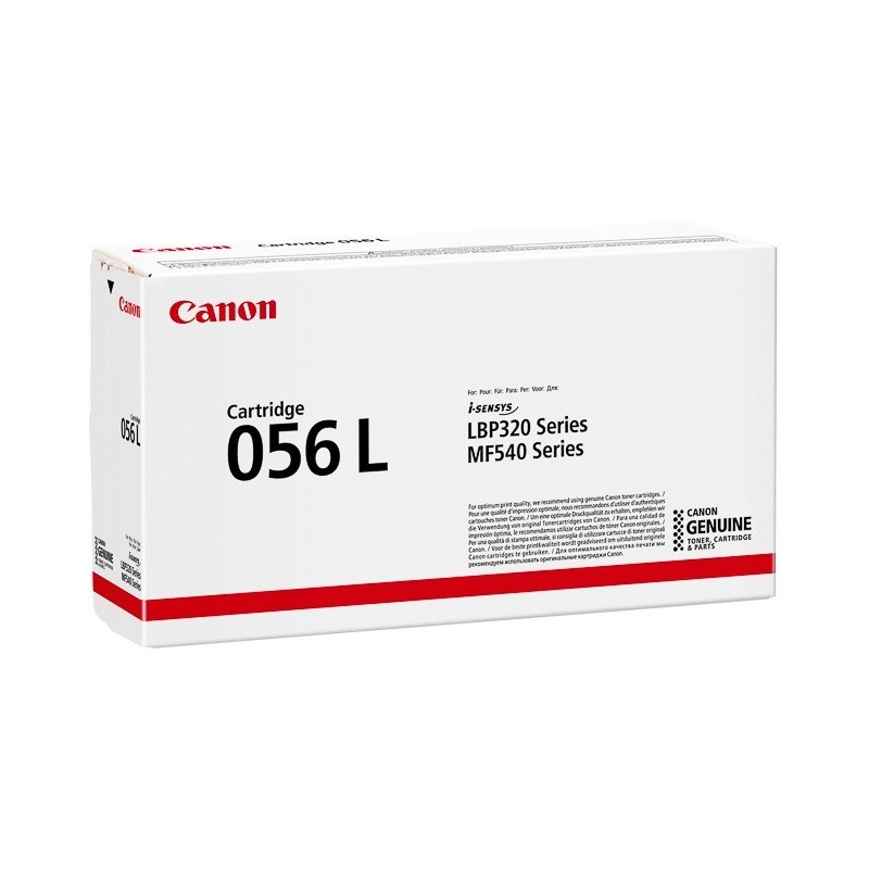 Cartouche Toner Noir CANON pour I-Sensys LBP325x, MF542x ... (056L)