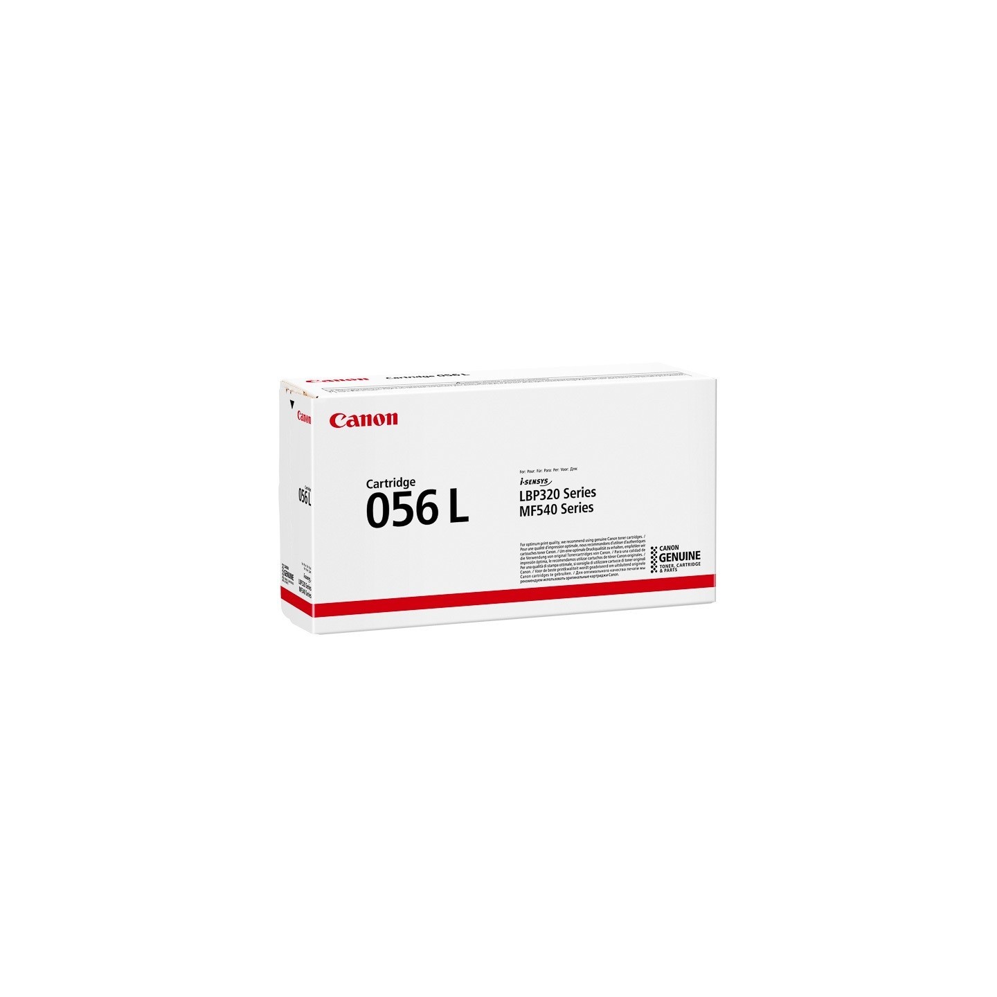 Cartouche Toner Noir CANON pour I-Sensys LBP325x, MF542x ... (056L)