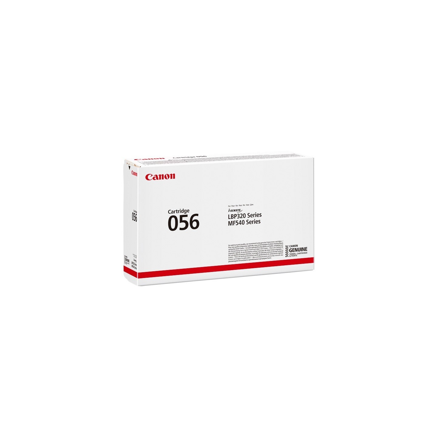 Cartouche Toner Noir Haute capacité CANON pour I-Sensys LBP325x, MF542x ... (056)