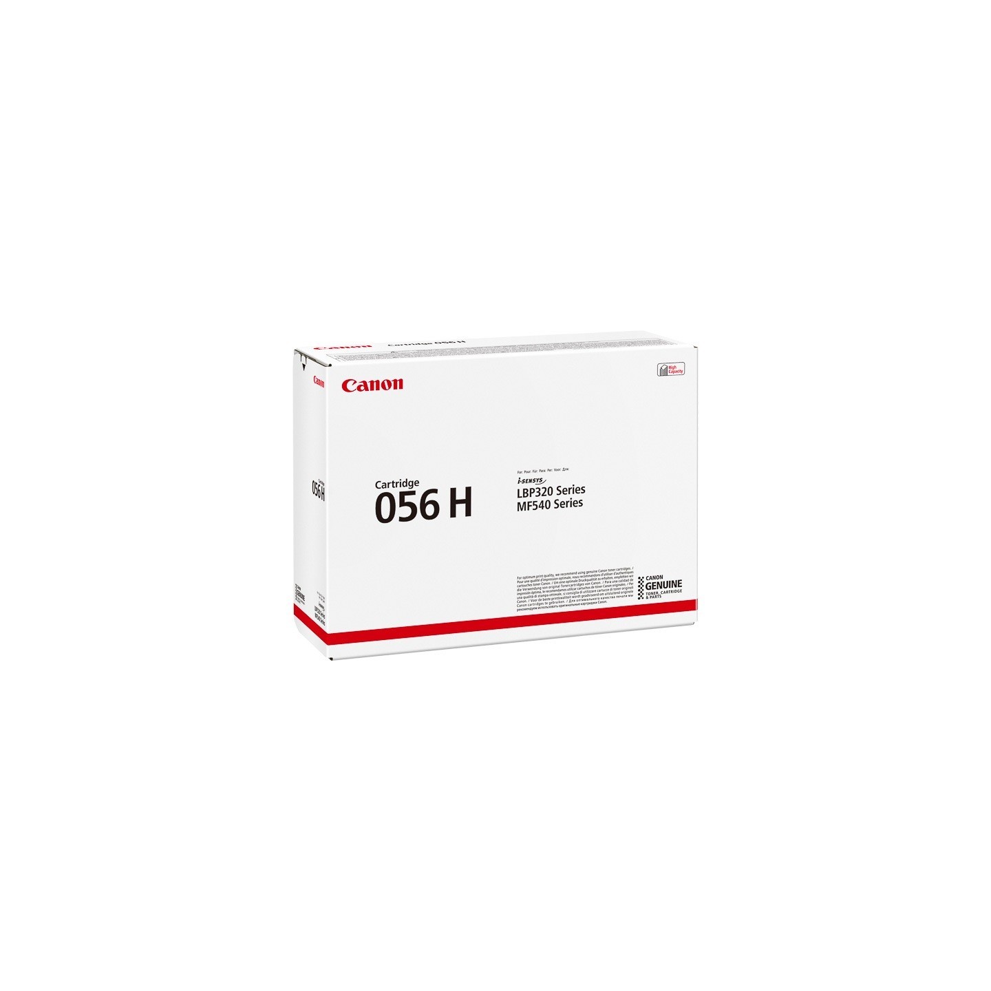 Cartouche Toner Noir Extra Haute capacité CANON pour I-Sensys LBP325x, MF542x ... (056H)