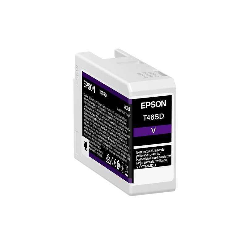Cartouche d'encre EPSON Singlepack Violet T46SD pour Epson SureColor SC-P700 