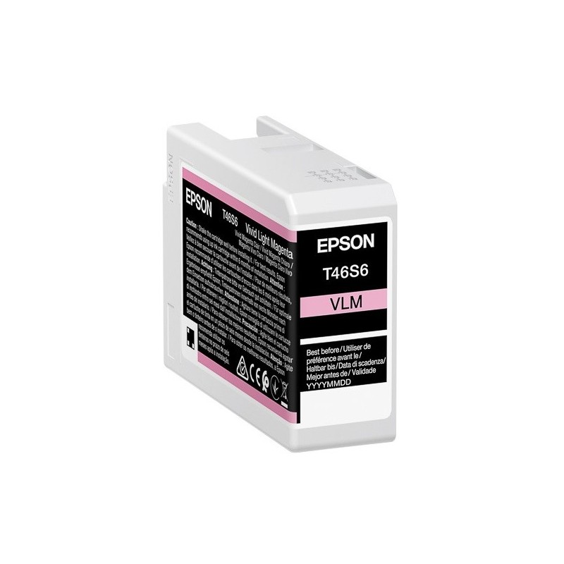 Cartouche d'encre EPSON Singlepack Vivid Light Magenta T46S6 UltraChrome Pro 10 ink 26ml 