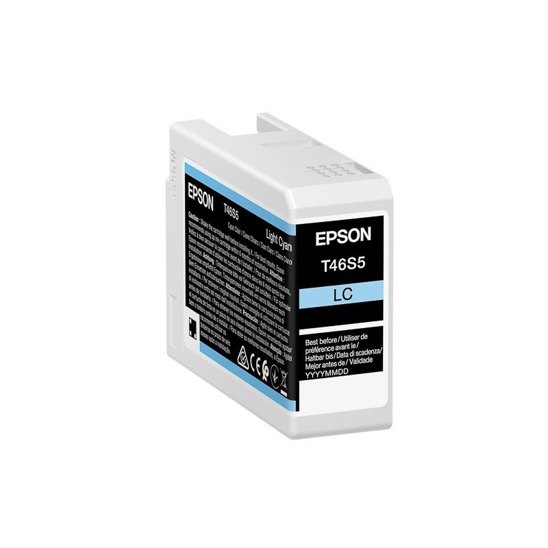 Cartouche d'encre EPSON Singlepack Light Cyan T46S5 pour Epson SureColor SC-P700 