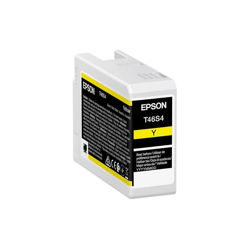 Cartouche d'encre EPSON Singlepack Yellow T46S4 pour Epson SureColor SC-P700 