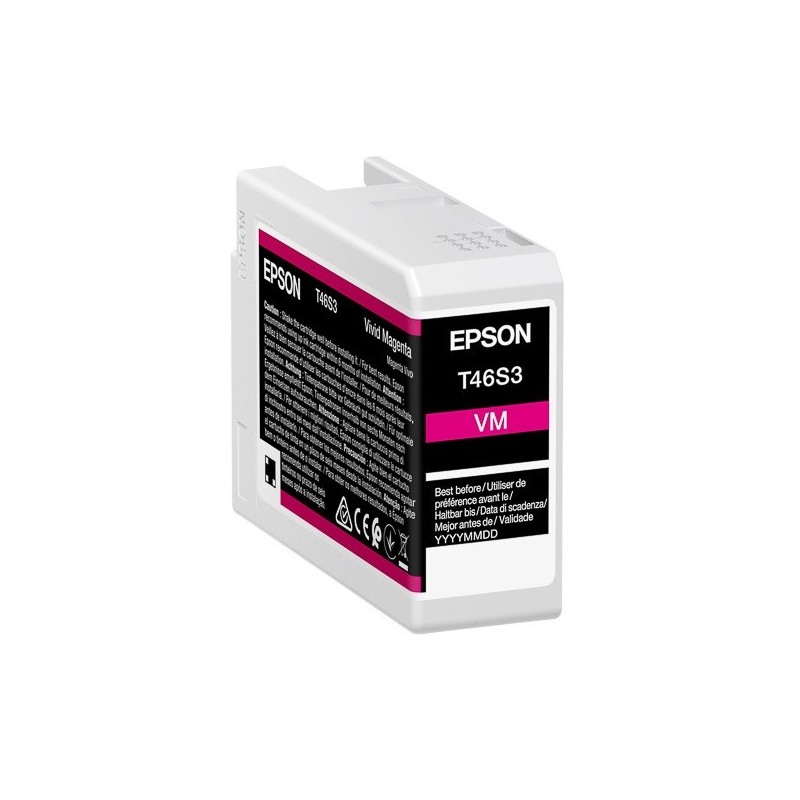 Cartouche d'encre EPSON Singlepack Vivid Magenta T46S3 UltraChrome Pro 10 ink 26ml 