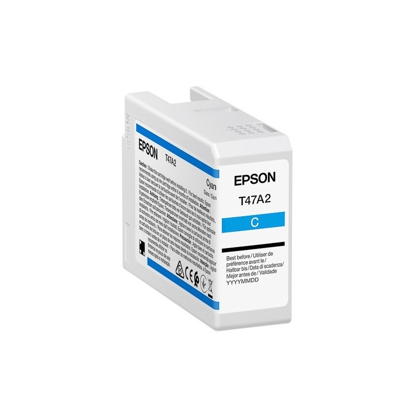 Cartouche d'encre EPSON Singlepack Cyan T47A2 pour Epson SureColor SC-P900 