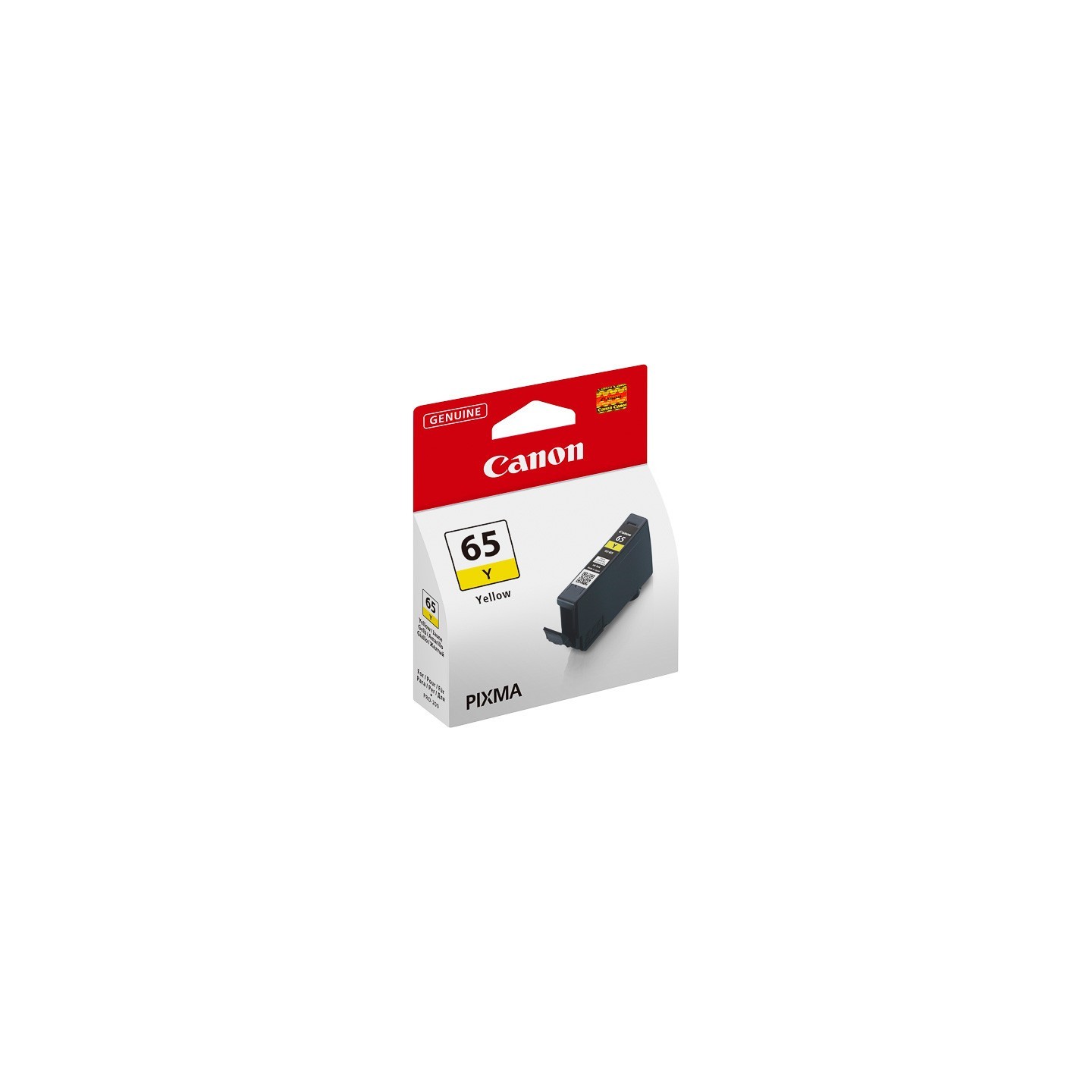 Cartouche d'encre jaune pour Canon PRO 200 (CLI-65Y) 