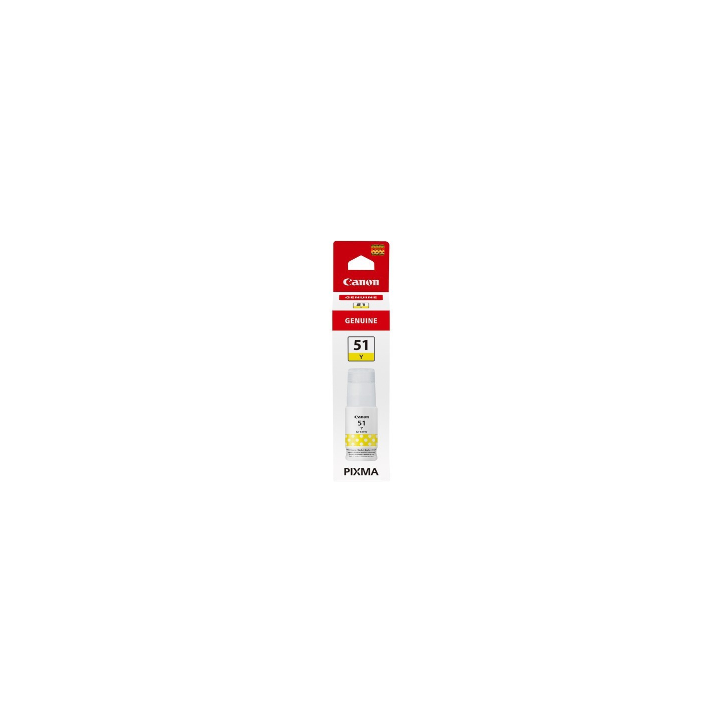Cartouche d'encre Jaune Canon GI51Y pour PIXMA G1520... - 7 700 pages.