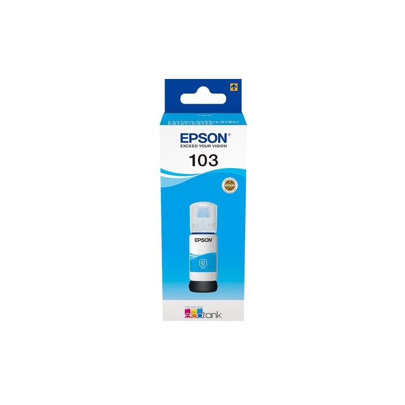 Cartouche Cyan Epson pour EcoTank L3151.. (N°103)