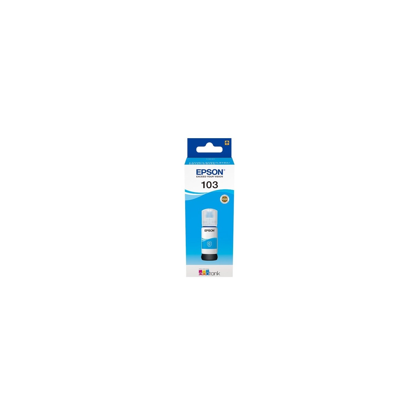 Cartouche Cyan Epson pour EcoTank L3151.. (N°103)