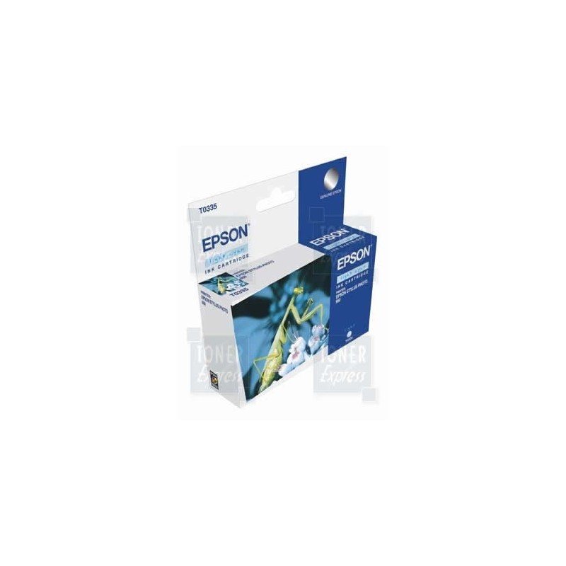Cartouche Encre Cyan Clair EPSON (T0335), Toner Express : achat en ligne de Cartouche Encre Cyan Clair EPSON (T0335) pour imprim