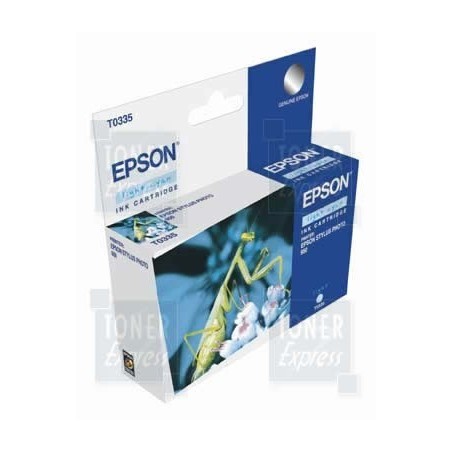 Cartouche Encre Cyan Clair EPSON (T0335), Toner Express : achat en ligne de Cartouche Encre Cyan Clair EPSON (T0335) pour imprim