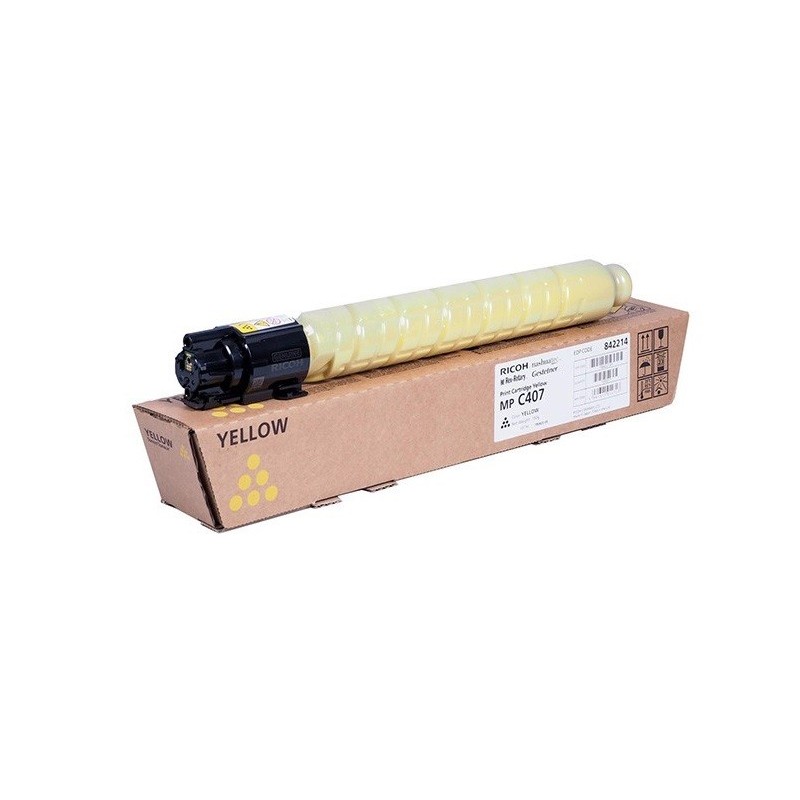 Toner Jaune Ricoh pour MP C407 séries 