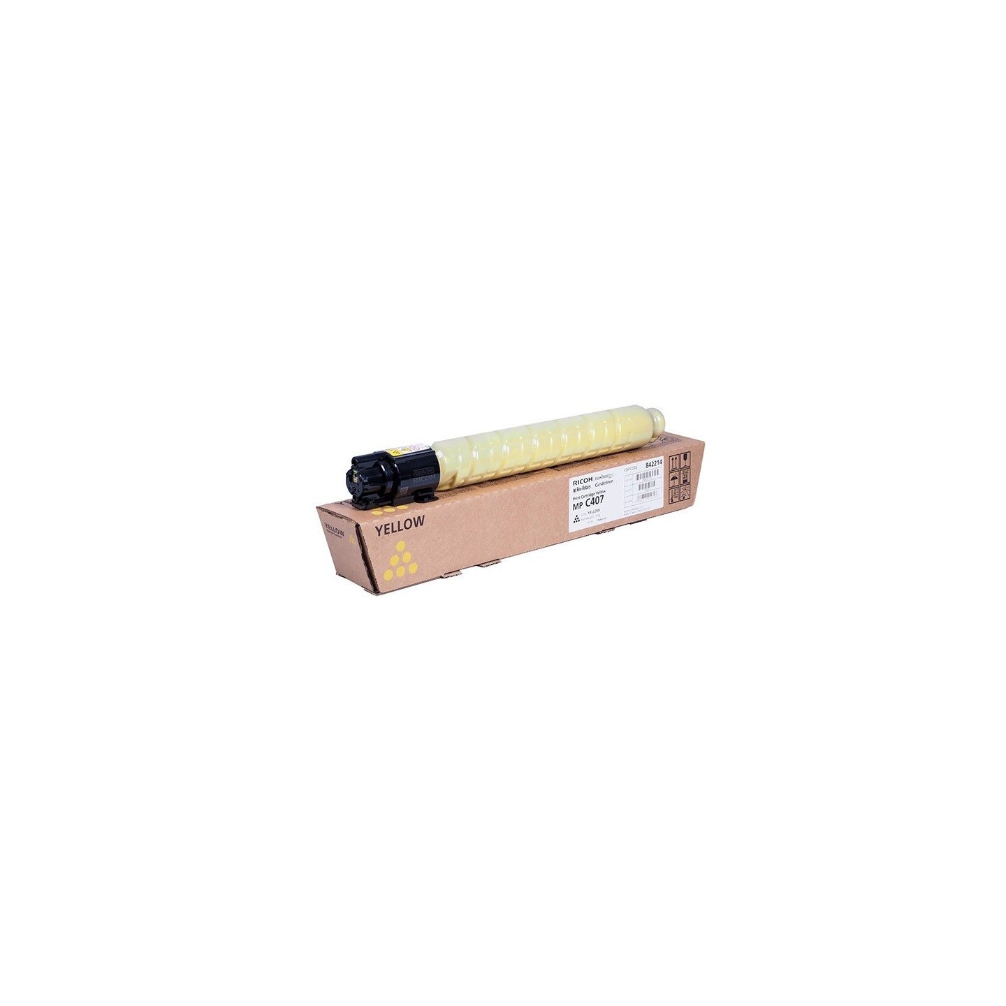 Toner Jaune Ricoh pour MP C407 séries 