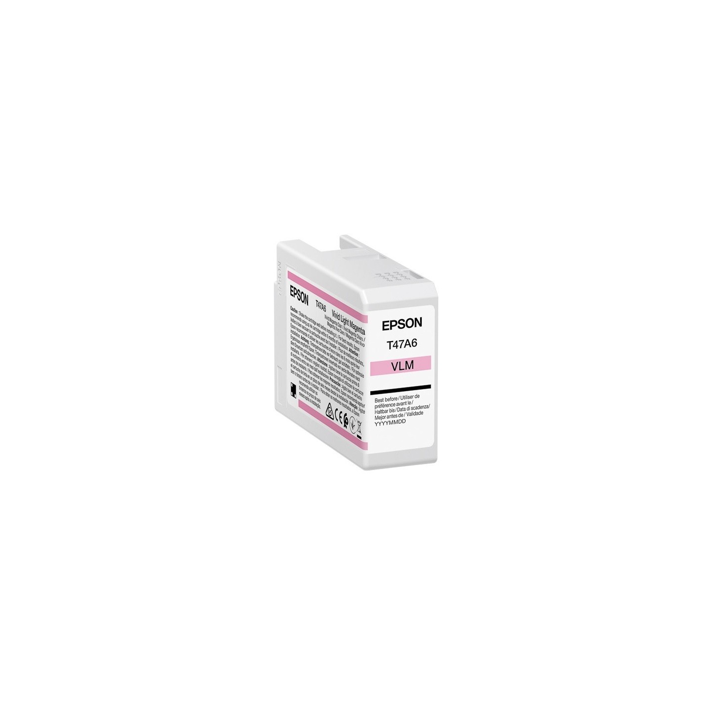 Cartouche d'encre EPSON Singlepack Magenta Clair T47A6 pour Epson SureColor SC-P900 