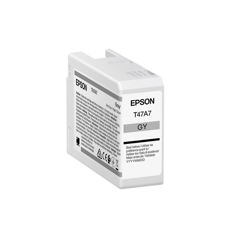 Cartouche d'encre EPSON Singlepack Gris T47A7 pour Epson SureColor SC-P900 