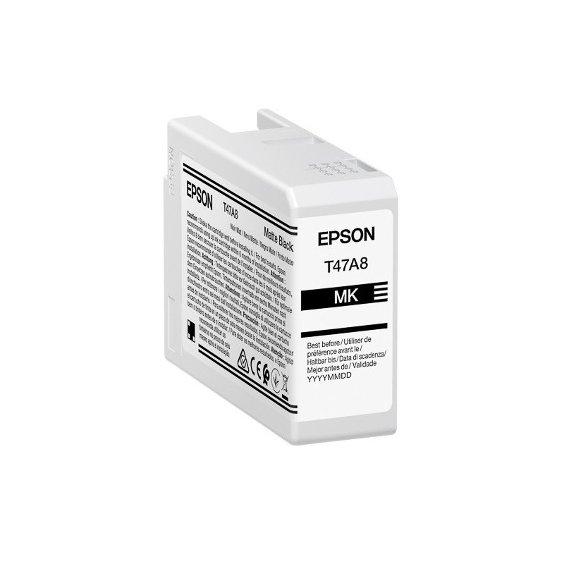 Cartouche d'encre EPSON Singlepack Noir Matt T47A8 pour Epson SureColor SC-P900 