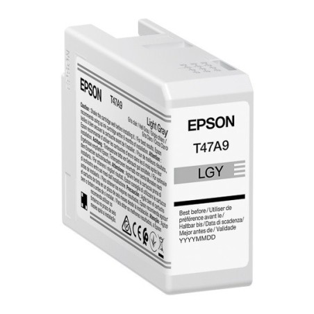 Cartouche d'encre EPSON Singlepack Gris Clair T47A9 pour Epson SureColor SC-P900 