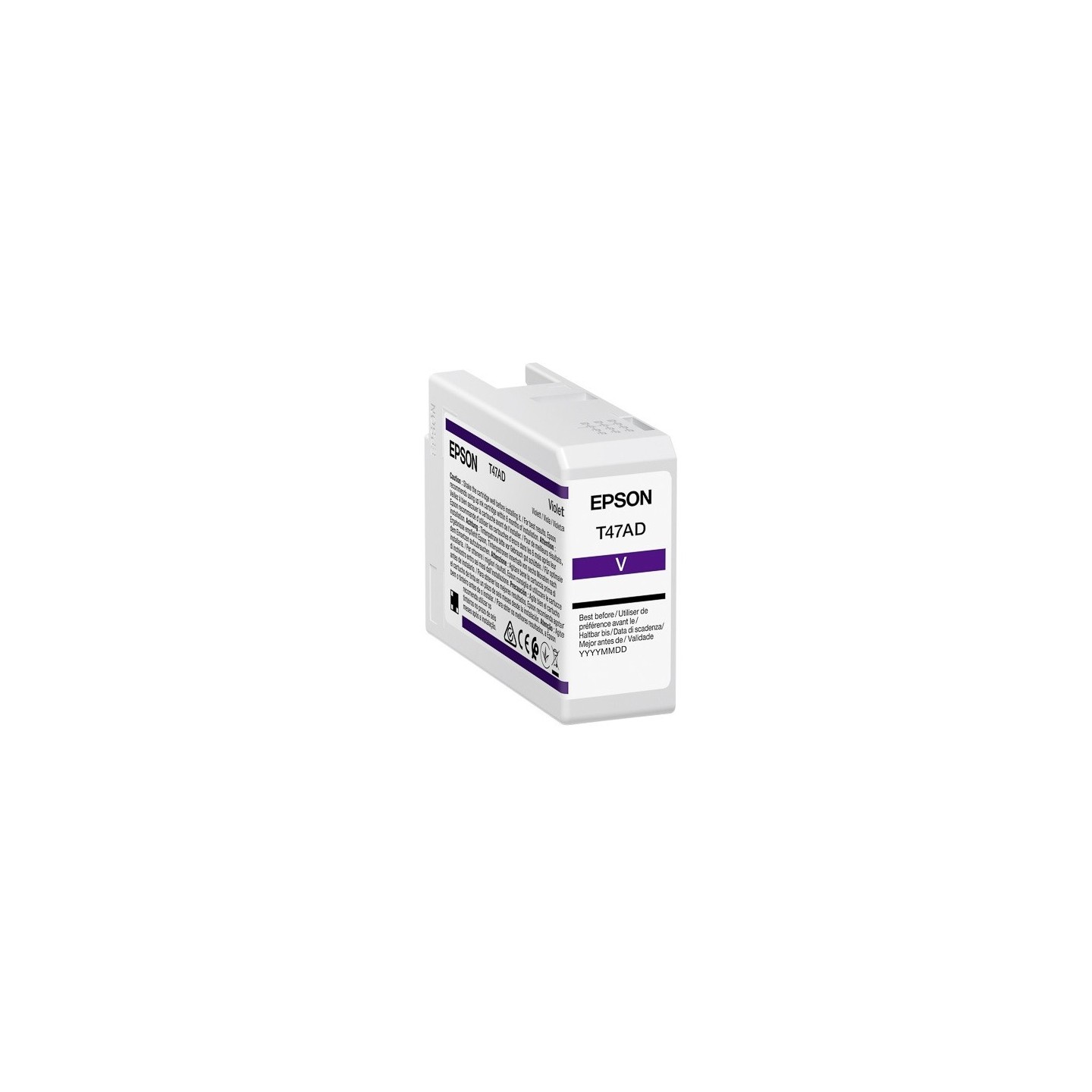 Cartouche d'encre EPSON Singlepack Violet T47AD pour Epson SureColor SC-P900 