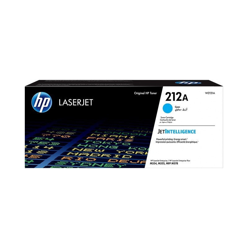 Toner Cyan HP pour color laserjet M554DN, M578DN .... (212A)