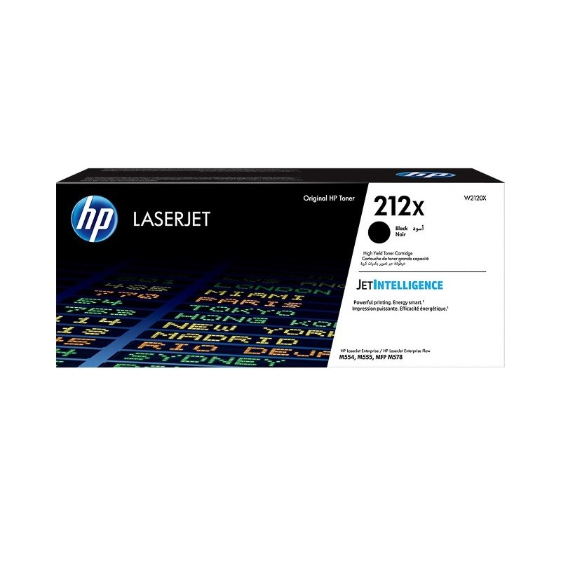 Toner noir haute capacité HP pour color laserjet M554DN, M578DN .... (212X)