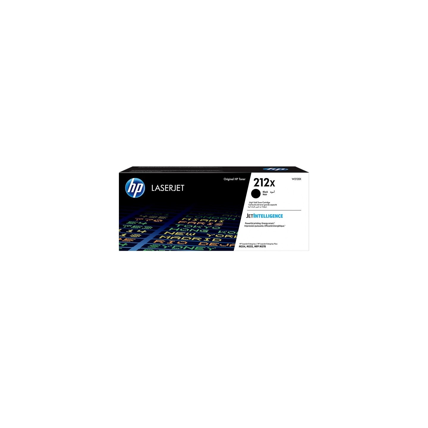 Toner noir haute capacité HP pour color laserjet M554DN, M578DN .... (212X)