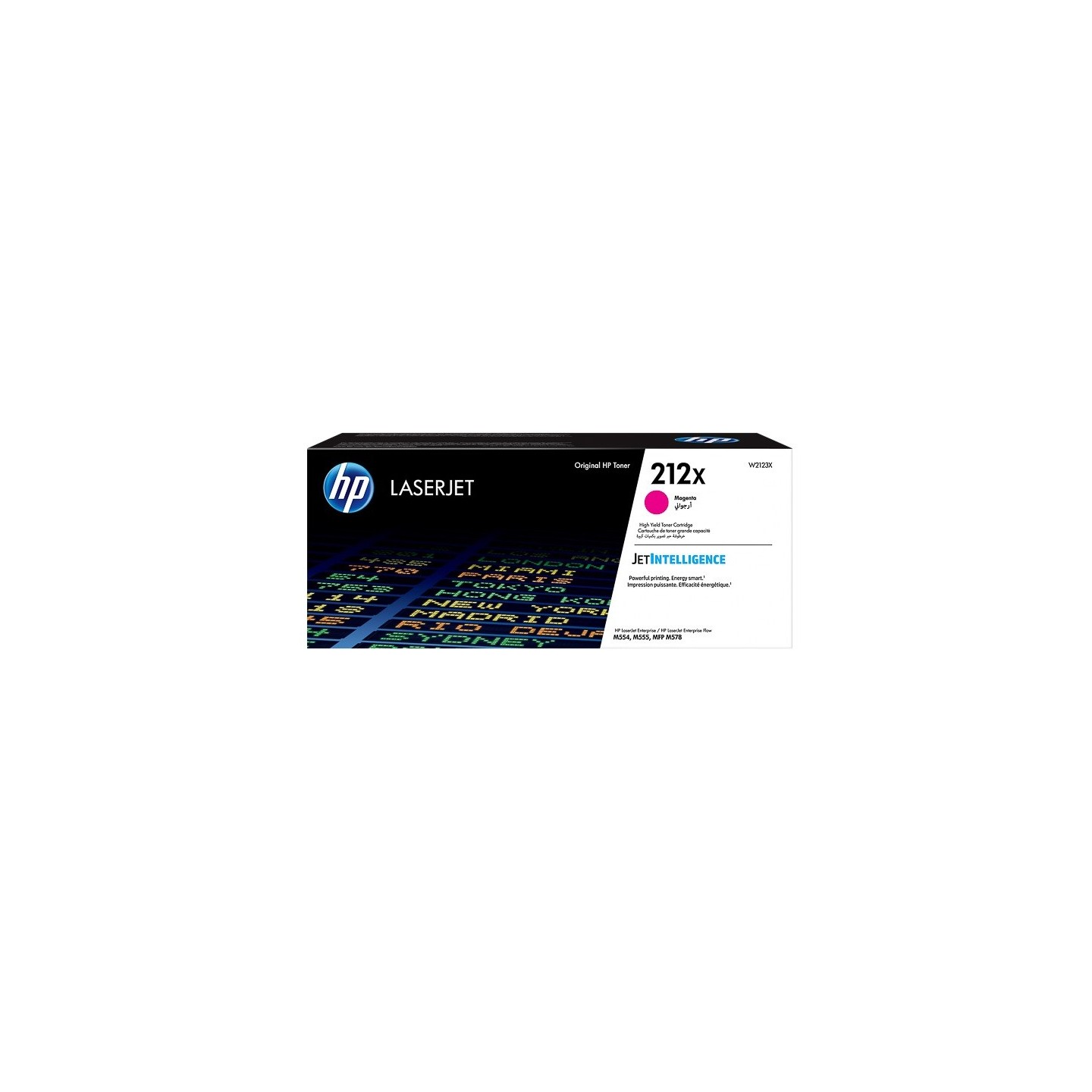 Toner Magenta haute capacité HP pour color laserjet M554DN, M578DN .... (212X)
