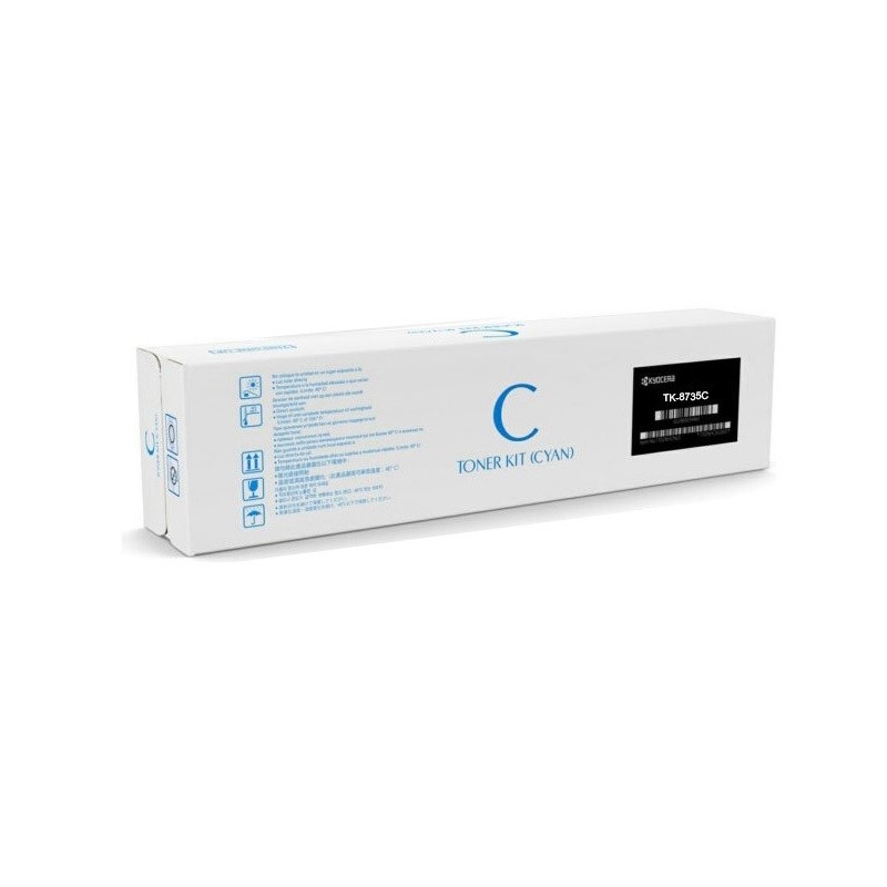 Toner cyan Kyocera Mita pour TaskAlfa 7052ci / 8052ci ...(TK-8725C)