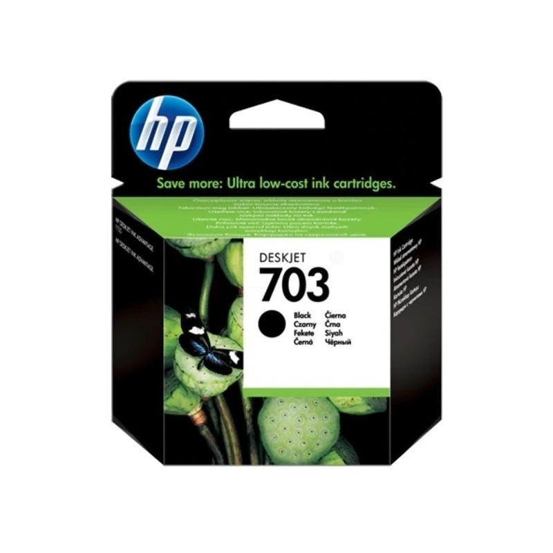 Cartouche noire HP pour Deskjet Ink Advantage K109, ... (N°703)