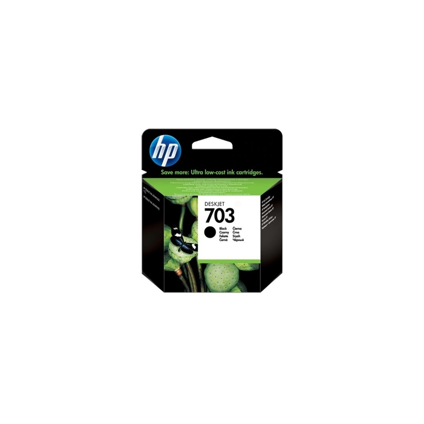 Cartouche noire HP pour Deskjet Ink Advantage K109, ... (N°703)