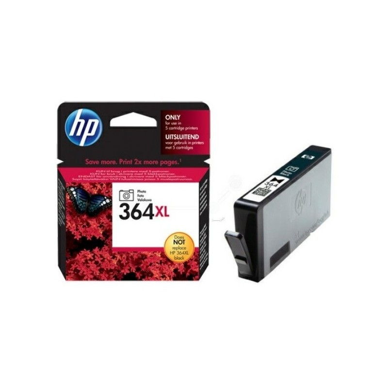 Cartouche photo noir HP pour photosmart B8550 / C5380... (N°364XL), Toner Express : achat en ligne de Cartouche photo noir HP po