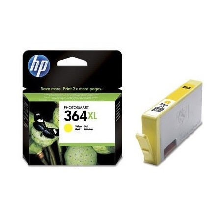 Cartouche jaune HP pour photosmart B8550 / C5380... (N°364XL), Toner Express : achat en ligne de Cartouche jaune HP pour photosm