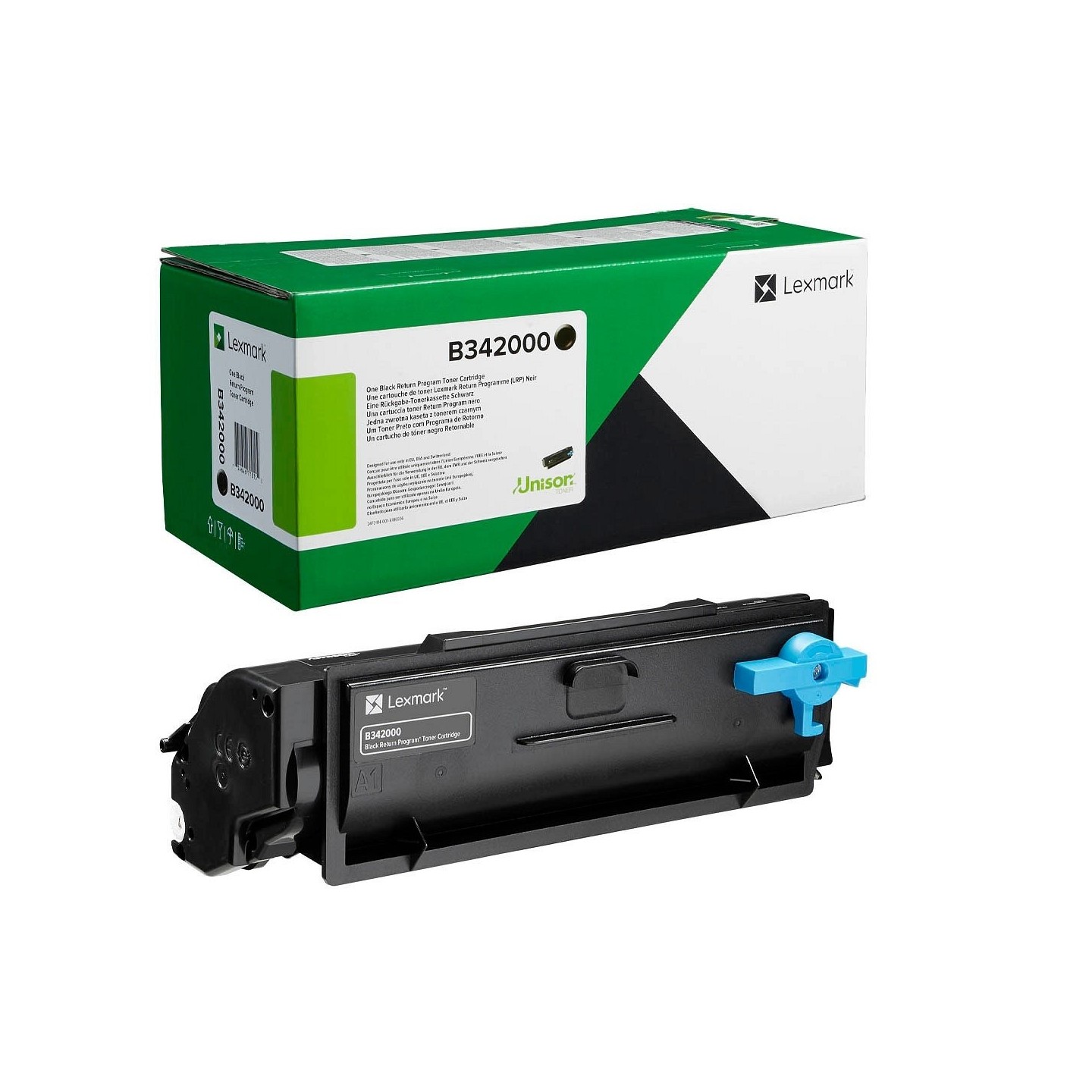 Cartouche Toner noir Lexmark (programme de retour) (1 500 pages)