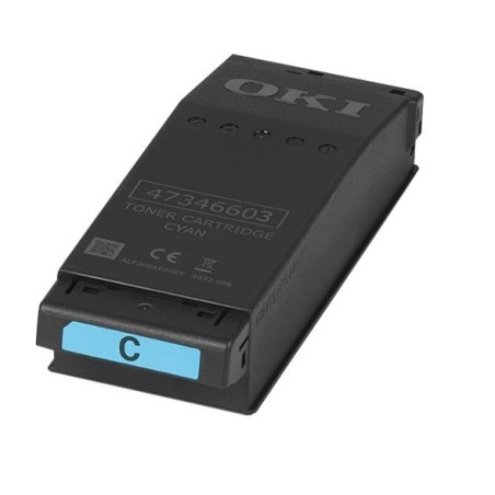 Cartouche toner Oki Original - Cyan - 6000 Pages pour C650dn, C651dn